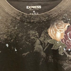 COPY - Express Mens premium graphic tee black w/ …